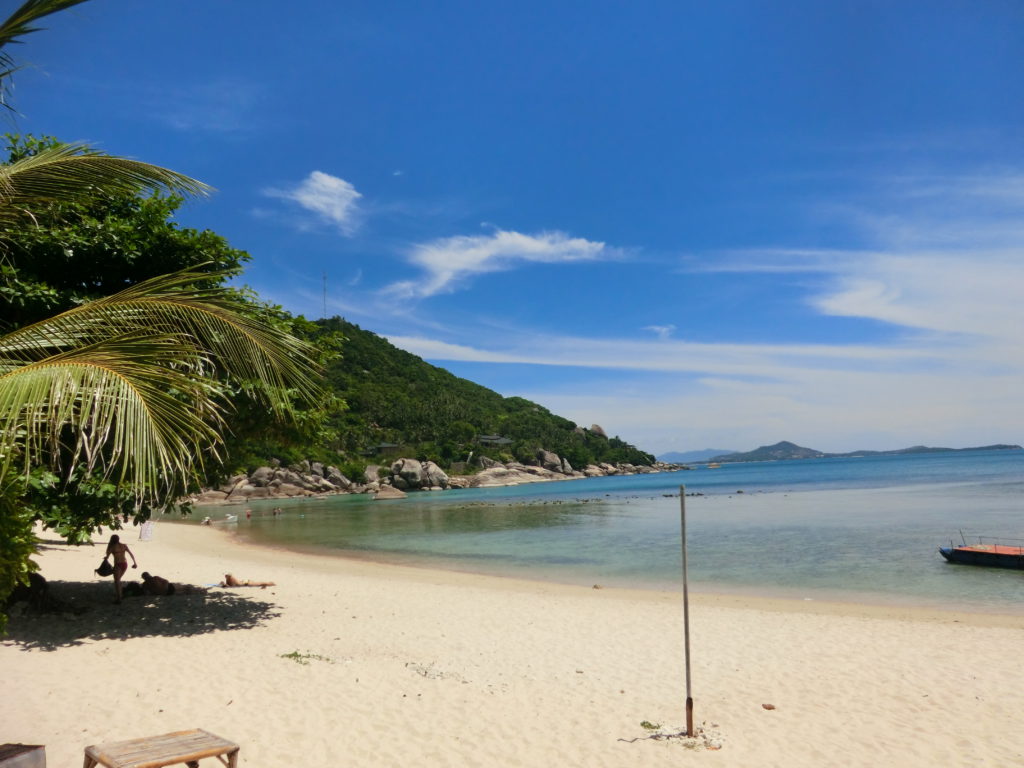 Strand unter Palmen bei Hua Hin