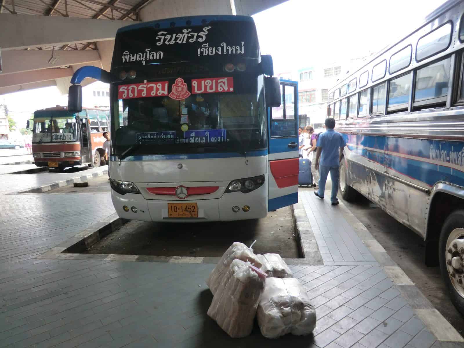 Unser Fernbus nach Chiang Mai