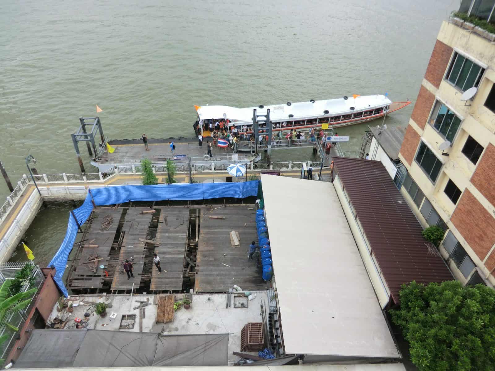 Bootsanleger am Chao Phraya