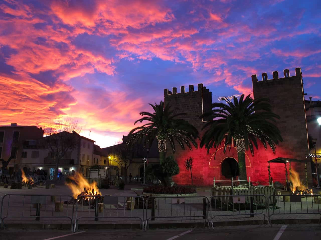 alcudia, mallorca, evening atmosphere